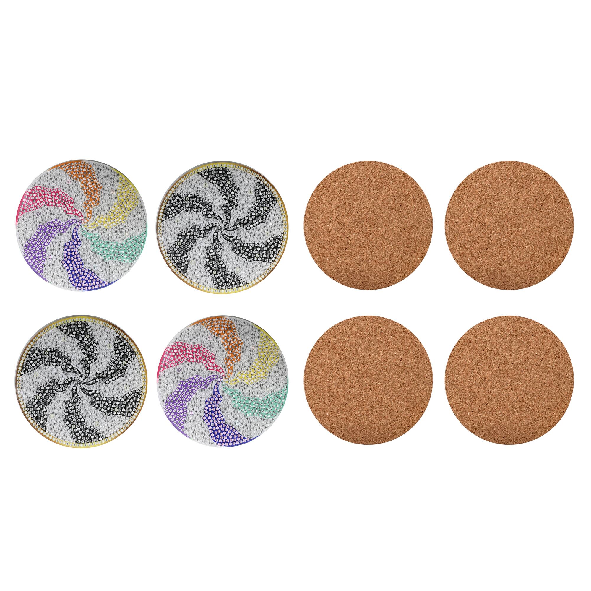 Jonathan Adler x Michaels Atlas Wheel Diamond Art Coaster Kit